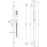 Душевой гарнитур BELBAGNO UNO UNO-SAL-ORO