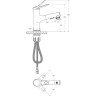 Смеситель для раковины BELBAGNO BB-LVMD-CRM-W0