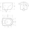 Унитаз подвесной BELBAGNO SFERA-TOR BB084CH-TOR/SC